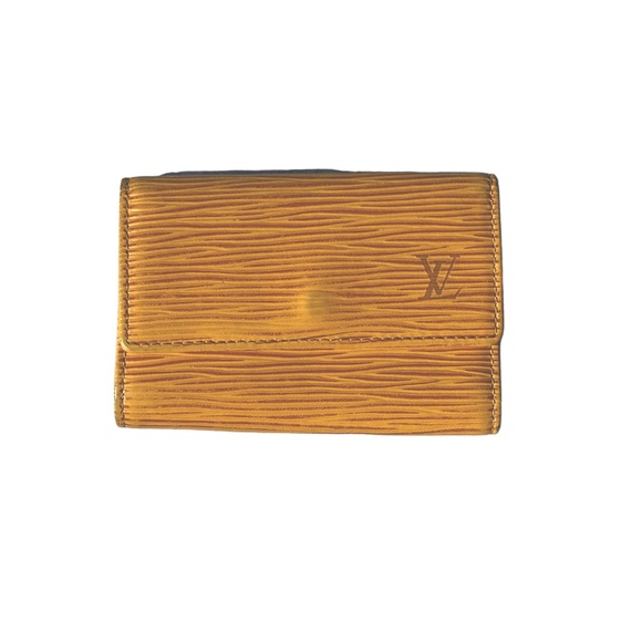 -CA0936 EUC Louis Vuitton Yellow Epi Key Case - Picture 1 of 7